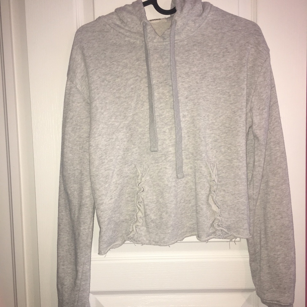 Garage gray hoodie sweatshirt